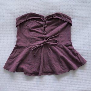 Express strapless top